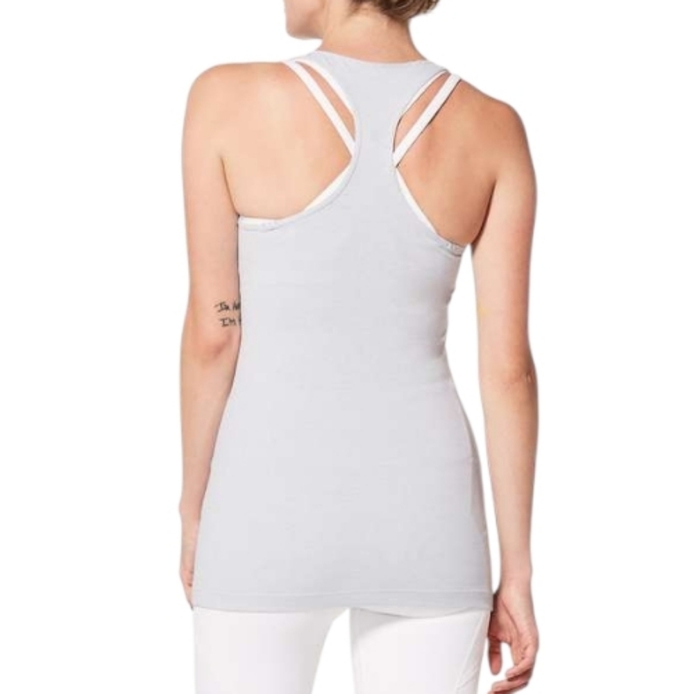 Lululemon Cool Racerback Tank Women 6 Cool Cloud